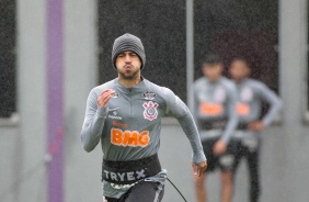 Camacho no treino deste domingo para enfrentar o Fortaleza, pelo Brasileirão