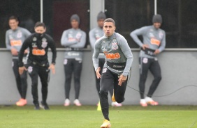 Gabriel no treino deste domingo para enfrentar o Fortaleza, pelo Brasileiro