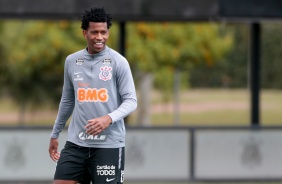 Gil no treino desta segunda-feira no CT Joaquim Grava