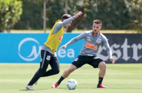 Ramiro no treino desta segunda-feira no CT Joaquim Grava