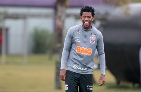 Gil no treino deste domingo para enfrentar o Fortaleza, pelo Brasileiro