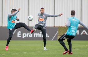 Luan no treino deste domingo para enfrentar o Fortaleza, pelo Brasileirão