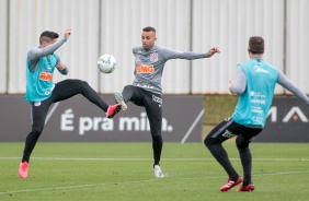 Luan no treino deste domingo para enfrentar o Fortaleza, pelo Brasileiro