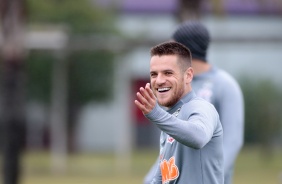 Ramiro no treino deste domingo para enfrentar o Fortaleza, pelo Brasileirão
