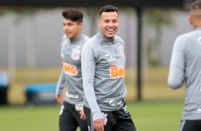 Sidcley no treino deste domingo para enfrentar o Fortaleza, pelo Brasileirão