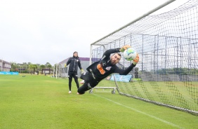 Walter no treino deste domingo para enfrentar o Fortaleza, pelo Brasileirão