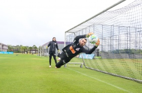 Walter no treino deste domingo para enfrentar o Fortaleza, pelo Brasileiro