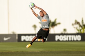 Otero no treino de hoje no CT Joaquim Grava