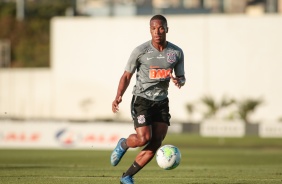 Xavier no treino de hoje no CT Joaquim Grava