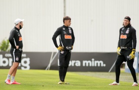 Donelli e Cssio seguem treinando no CT Joaquim Grava