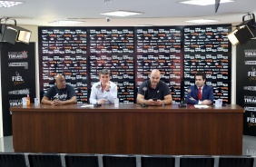 Coletiva de imprensa - Presidente Andrs Sanchez e diretoria