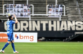 Cssio no jogo contra o Botafogo, na Neo Qumica Arena