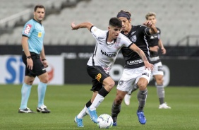 Garoto ngelo Araos no jogo contra o Botafogo, na Neo Qumica Arena