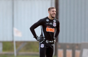 Guilherme no treinamento desta sexta-feira em preparao para o jogo contra o Botafogo
