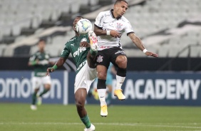 Otero na derrota para o Palmeiras, pelo Brasileiro, na Neo Qumica Arena