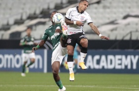 Otero na derrota para o Palmeiras, pelo Brasileirão, na Neo Química Arena
