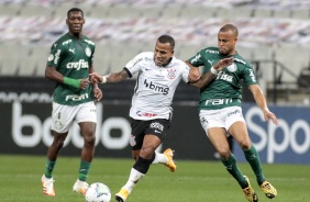 Otero na derrota para o Palmeiras, pelo Brasileiro, na Neo Qumica Arena