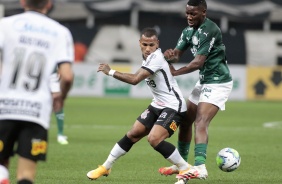 Otero na derrota para o Palmeiras, pelo Brasileiro, na Neo Qumica Arena