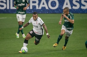 Otero no jogo contra o Palmeiras, pelo Brasileirão, na Neo Química Arena