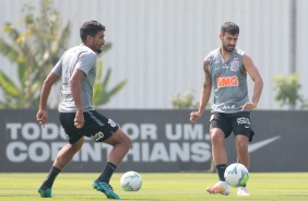 Camacho na atividade da manhã deste sábado no CT Dr. Joaquim Grava