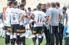 Elenco reunido com Dyego Coelho no jogo contra o Fluminense, no Maracan