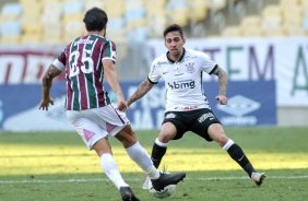 Gustavo Silva no jogo contra o Fluminense, no Maracan