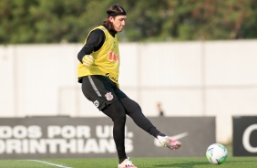 Cássio participa do treino da tarde desta segunda-feira no CT Joaquim Grava