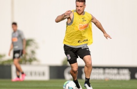 Ramiro no treino da tarde desta segunda-feira no CT Joaquim Grava