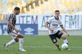 Lucas Piton no jogo contra o Fluminense, no Maracanã, pelo Brasileirão