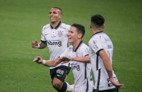 Otero marcou o primeiro gol do Corinthians contra o Bahia, na Neo Qumica Arena