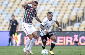 Otero no jogo contra o Fluminense, no Maracanã, pelo Brasileirão