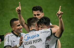Roni se emociona com seu gol contra o Bahia, pelo Brasileirão, na Neo Química Arena