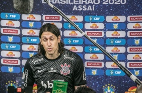 Cássio foi eleito craque da partida pela transmissão da Globo