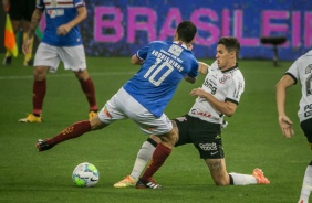 Mateus Vital no jogo contra o Bahia, na Neo Química Arena, pelo Brasileirão