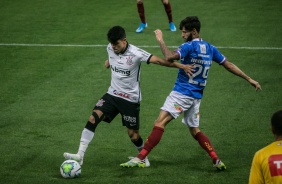 Roni no jogo contra o Bahia, na Neo Qumica Arena, pelo Brasileiro