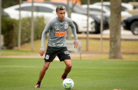 Cantillo no treino do Corinthians desta segunda-feira, no CT Dr. Joaquim Grava