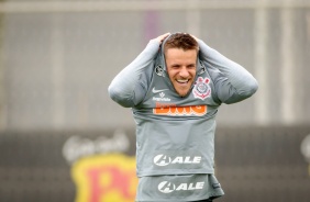 Ramiro no treino do Corinthians desta segunda-feira, no CT Dr. Joaquim Grava