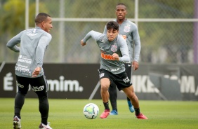 Roni no treino do Corinthians desta segunda-feira, no CT Dr. Joaquim Grava