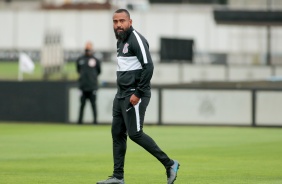 Coelho no ltimo treino do Corinthians antes do jogo contra o Sport