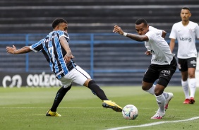 Lucas Pires na estreia do Corinthians pelo Brasileiro Sub-20