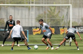 Camacho no treino desta sexta-feira no CT Joaquim Grava