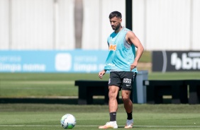 Camacho no treino preparatrio para jogo contra o Atltico-GO