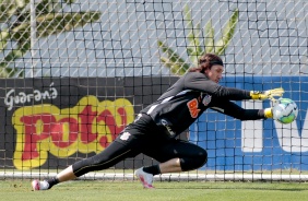 Cssio no treino preparatrio para jogo contra o Atltico-GO