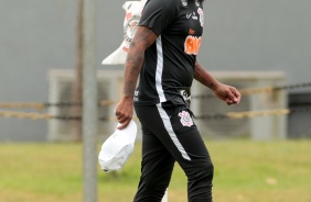 Coelho no treino desta segunda-feira no CT Joaquim Grava