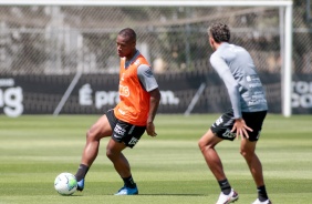 Xavier no treino preparatrio para jogo contra o Atltico Goianiense