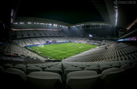 Neo Qumica Arena preparada para o jogo entre Corinthians e Atltico-GO