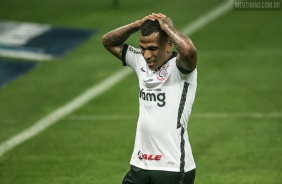 Otero na partida entre Corinthians e Atltico-GO, na Neo Qumica Arena