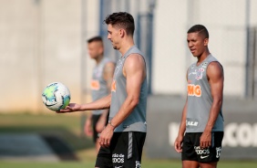 Avelar e Dav no ltimo treino antes do duelo contra RB Bragantino, pelo Campeonato Brasileiro