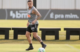 Fagner no ltimo treino antes do duelo contra RB Bragantino, pelo Campeonato Brasileiro