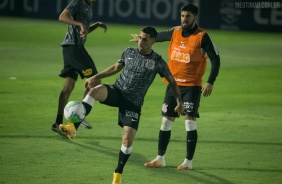 Gabriel e Mndez se aquecem para duelo diante o RB Bragantino
